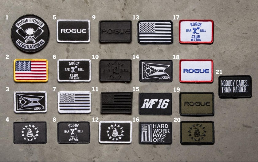 ROGUE USA NYLON LIFTING BELT PATCHES