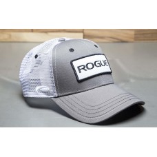 ROGUE PATCH TRUCKER HAT WHITE GREY