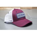 ROGUE PATCH TRUCKER HAT MAROON